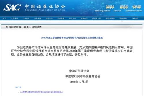 中证协与银行间协会发布2025年度信用评级机构联合市场化评价结果